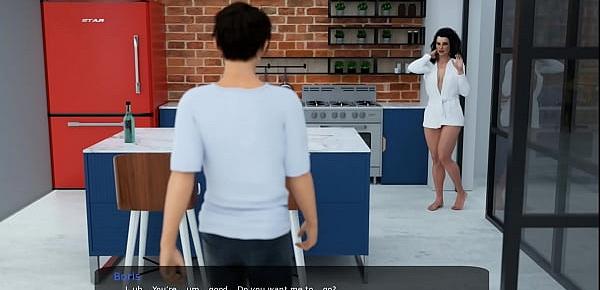  41 - Milfy City - v0.6e - Part 41 -  My horny auntie want to fuck me in her kitchen (dubbing)